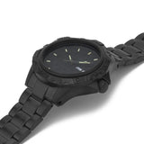 ArmourLite AL1404 - Stainless Steel Tritium Military Watch, Shatterproof Armourglass, 100M WR, Black Dial, Black Steel Bracelet