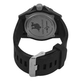 ArmourLite AL1503 - Swiss Tritium Military Watch, Shatterproof Armourglass, 100M WR, Black Dial, Black Silicone Strap