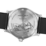ArmourLite AL136 - RAILROAD Watch, Shatterproof Armourglass, 100M WR, Black Dial, Black PU Dive Strap