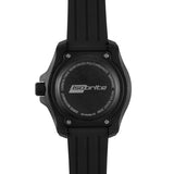 Isobrite ISO202 - Tritium T100 Military Watch, Shatterproof Armourglass, 200M WR, Black Dial, Black Silicone Band