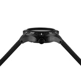 ArmourLite AL1412 - Stainless Steel Tritium Military Watch, Shatterproof Armourglass, 100M WR, Black Dial, Black Rubber Strap