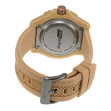 Isobrite ISO304 - Tritium T100 Military Watch, Shatterproof Armourglass, 200M WR, Desert Tan Dial and Silicone Band