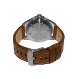 ArmourLite AL821 - Stainless Steel Tritium Military Watch, Shatterproof Armourglass, 100M WR, Black Dial, Brown Leather Strap