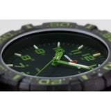 ArmourLite AL1503 - Swiss Tritium Military Watch, Shatterproof Armourglass, 100M WR, Black Dial, Black Silicone Strap