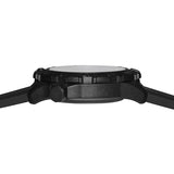 Isobrite ISO1101-PU - Tritium T100 Automatic Military Watch, Shatterproof Armourglass, 200M WR, Blackout Design with Polyurethane Band