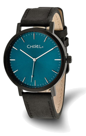 WOW! Great Looking Chisel Unisex Watch with a dramatic blue-green dial, model TPW124