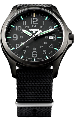 Traser P68 Pathfinder GMT Tritium Watch, GMT, Blue Dial, Signature Traser P68 Pathfinder GMT Tritium Watch, GMT, Blue Dial, Signature
