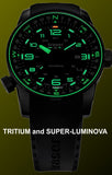 Traser P68 Pathfinder Automatic Tritium Watch with New Signature Rubber Dive Strap, 109741