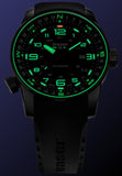 Traser P68 Pathfinder Automatic Tritium Watch, Blue Dial, Rubber Dive Strap, 109742