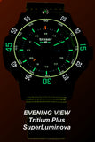Traser P99 Q Tactical Green, Tritium Military Watch, Green Dial, Nylon Strap, 110726