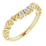 NEW! Sculptured 14k Gold Wedding Set with 1 carat Solitaire Diamond