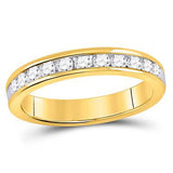 Diamond Wedding or Anniversary Ring, 1/4 carat t.w. 14k Gold