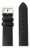 Speidel Thin Dress Calfskin Leather Watchband, Black