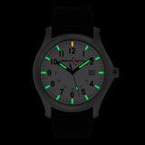 ArmourLite Field Series Tritium Watch, Discount Priced AL136, White Dial, Dive Strap