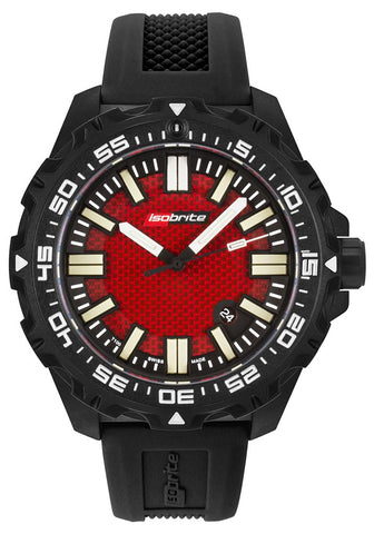 IsoBright Afterburner Limited Edition T100 Military Tritium Watch, Red Dial ISO4003