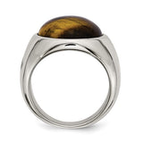 Wow! Men's Large and Heavy Tiger's Eye Ring from Chisel