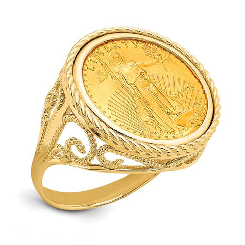 Men's infinity ring in 18k gold