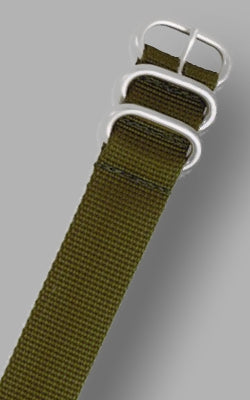 MilSpec Ballistic Nylon Band in Army Olive Green