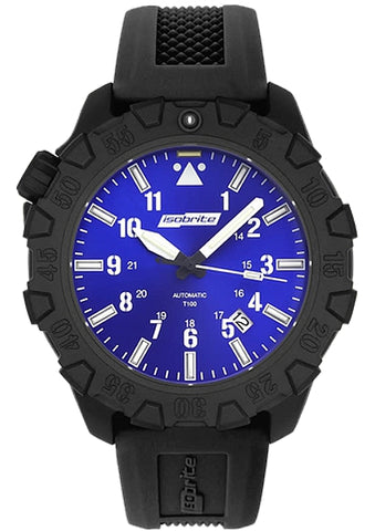 Armourlite IsoBright Squadron T100 Tritium Automatic Watch, Blue Dial, ISO1102
