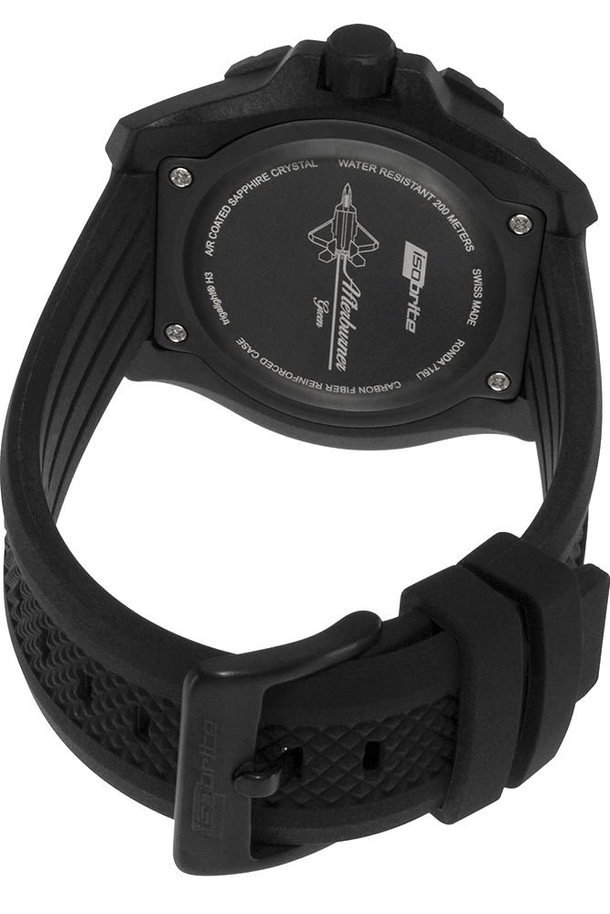 Isobrite ISO4004 Afterburner Gold Dial T100 Tritium Illuminated Watch ...