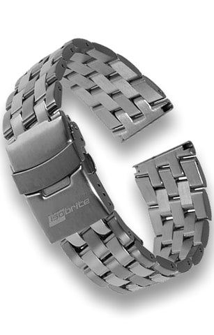 Stainless Steel Link Bracelet 22 mm Lug Width, Universal Easy Fit ISS900