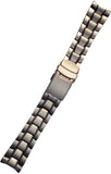 MilSpec Solid Titanium Bracelet, Fits Luminox 3600 Series or Traser Commander 100 and other 22 mm Lug width watches
