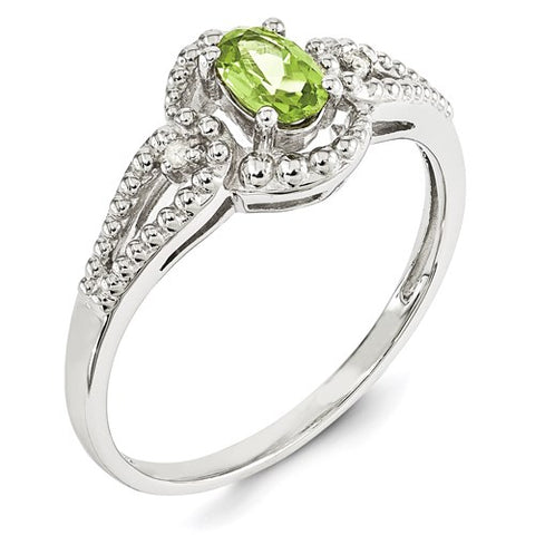 thumbnail image 2 of Beautiful Natural Peridot Ring - Adjustable - August... 2 of 12