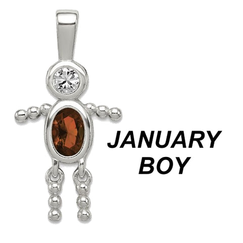 GNOCE 925 Sterling Silver Birthstone Pendant Charm - Oval Shape With Cubic Zirconia, Fits Pandora & Other Bracelets/Necklaces