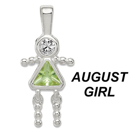 Birthstone Pendant Charm for Necklace - Full Eternity, Stackable, Crystal  Birthstone, Rhodium Plated - Walmart.com