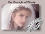 Diamond Eternity Ring, 1 carat tw, 14k White Gold