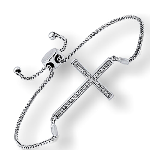 Hand Woven Adjustable Stainless Steel Cross Bracelet Men's - Temu