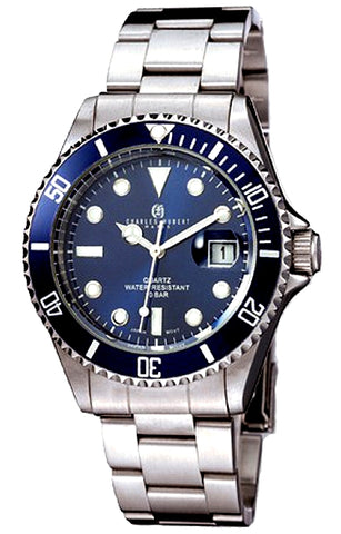 Charles-Hubert Paris Classic Design Stainless Steel Blue Dial Watches, XWA2895, XWA509