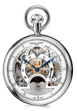 Charles-Hubert Paris Grand Complication Dual Time Skeleton Pocket Watch