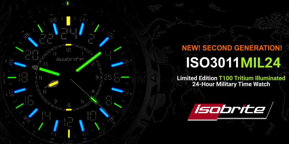 Iso-Bright True 24 Hour Military Watch
